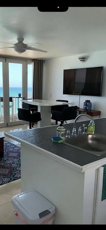 Lägenhet San Juan 1 Bedroom Ocean Front Condo In Condado '8'